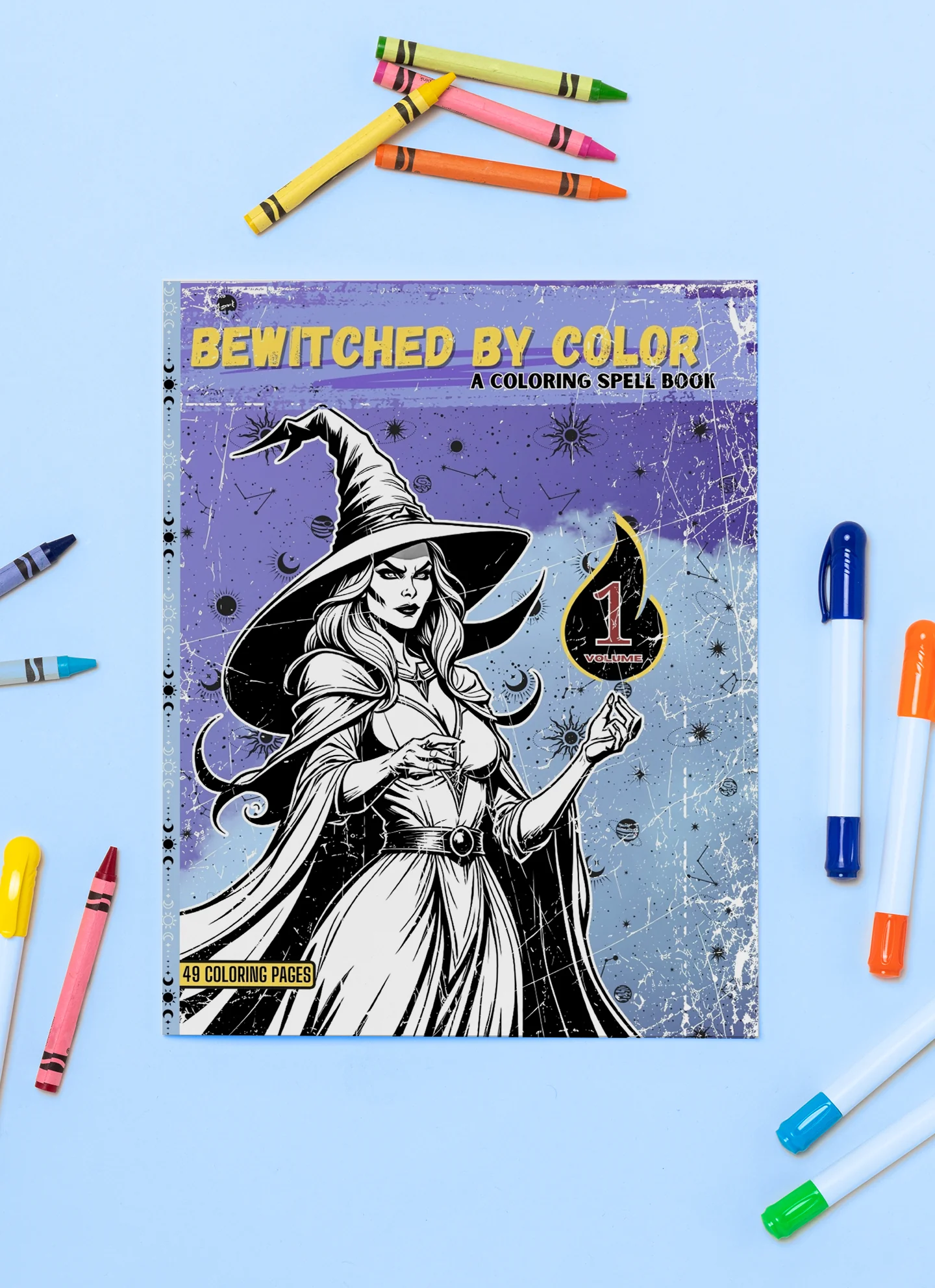 Bewitched by Color – A Coloring Spell Book (Volume I) detail image
